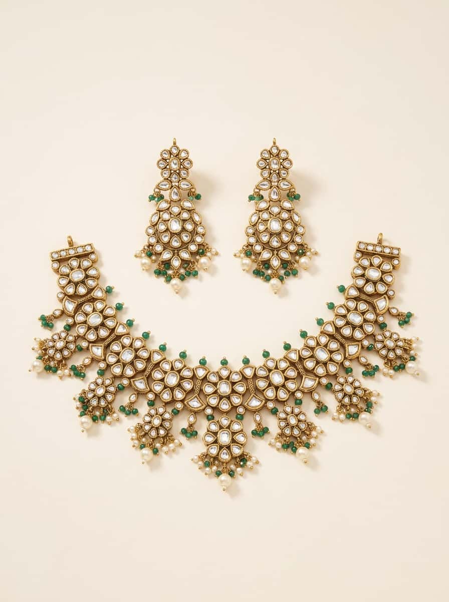 Royal Kundan Necklace Set